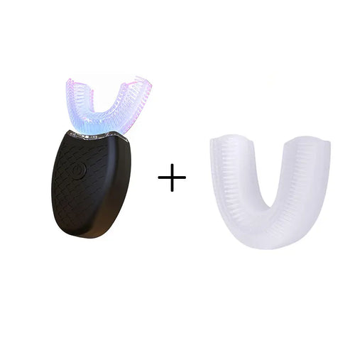 U-Type Toothbrush 360 Degrees Intelligent Silicon Head Sonic Electric